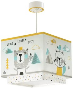 Dalber D-73242 - Gyerek csillár HELLO LITTLE 1xE27/15W/230V