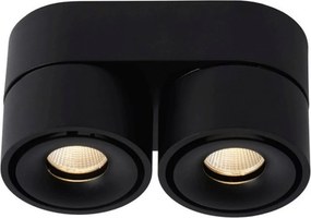 LUCIDE 35911-16-30 YUMIKO Hengeres Mennyezeti Lámpa Fekete LED IP20