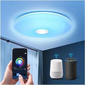 Aigostar - LED RGBW Wi-Fi stropní svítidlo 18W, pr. 34 cm, stmívatelné