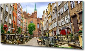 Fotó kép edzett üveg Hongkong éjszaka 125x50