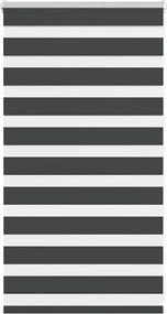vidaXL zebrafüggönnyel fekete szövetszélesség 70,9 cm poliészter