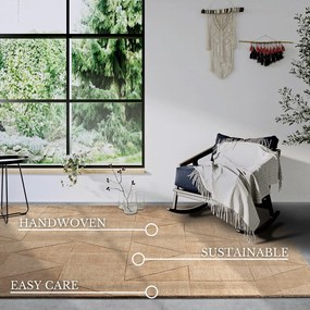Bézs kézi szövésű gyapjú szőnyeg 190x280 cm Ursule – Villeroy&amp;Boch