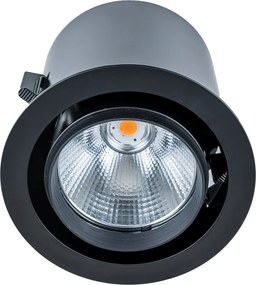 Italux TANTO RA-721R-BK-WW-12 Beépíthető spotlámpa 1x34W/LED 3000K 3100LM IP20