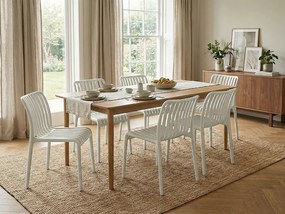 Műanyag szék TREGO, fehér