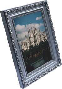 Milánó képkeret, ezüst, 10 x 15 cm