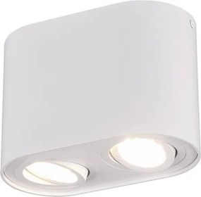TRIO 612900231 COOKIE Hengeres Mennyezeti Lámpa Fehér GU10 IP20