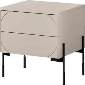 Sonatia 45 éjjeliszekrény 2SZ - kasmír