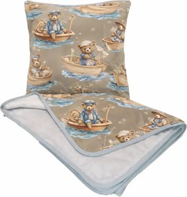 Kutyás Dupla Gyerektakaró szett zöld