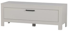 Világosszürke borovi fenyő TV-állvány 120x45x40 cm Bonk – WOOOD