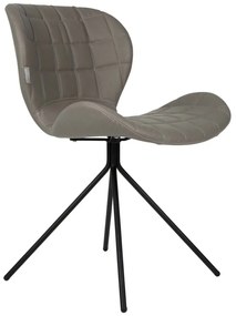 OMG LL design szék, szürke textilbőr