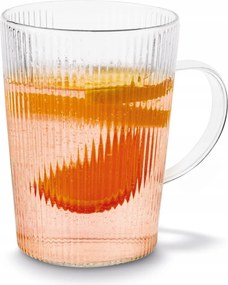 Boroszilikát kávés és teás pohár 440 ml