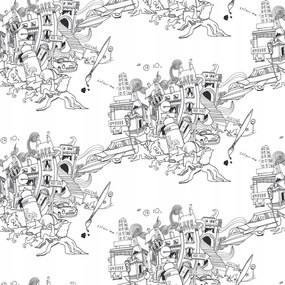 Fehér Fali Tapéta Gyerekeknek Kiárusítás