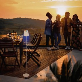 Briloner 1507016 - KIKI dimmelhető LED állólámpa 4,3W/5V IP44 2600 mAh fehér