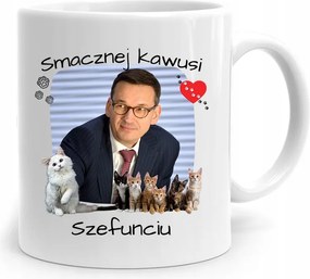 Bögre Politikus Miniszterelnök Mateusz Morawiecki Pis