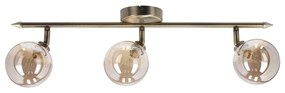 Bronzszínű mennyezeti lámpa üveg búrával ø 10 cm Rodia – Candellux Lighting