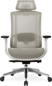 Forgószék ergonomikus kialakítással, bézs színben. SKY