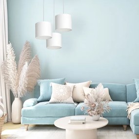 Csillár zsinóron ARDEN 3xE27/60W/230V fehér