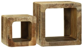 TV Egység 36x36x30 cm Tömör Fa Mangó