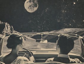 Poszter 65x50cm Vigyél engem a Holdra