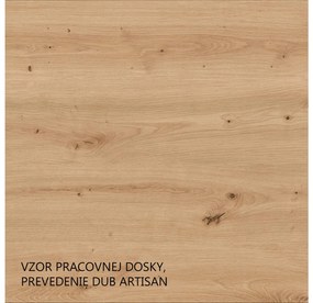 Magas szekrény Lesana 2 (artisan tölgy + fehér) . 1116410