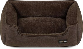 Kutyaágy, kivehető huzattal, l-es méret, barna | feandrea