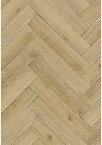 Mexen Charter Oak vinylpadlók halszálkamintás 570 x 95 mm LVT Dryback 2,5 mm, PVC alátét, 4 V-fuga, Tölgy