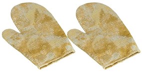 Bellatex Kígyóbőrmintás edényfogó barna, 28 x 18 cm, 2 db