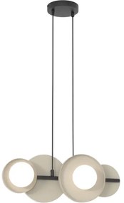 Kábelre függesztett csillár MODEL 4xG9/8W/230V bézs