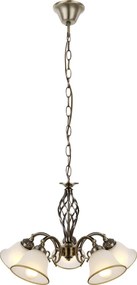 Csillár Antik bronz ODIN GLOBO-60208-5