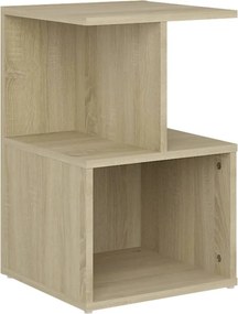 vidaXL sonoma tölgy színű szerelt fa éjjeliszekrény 35 x 35 x 55 cm