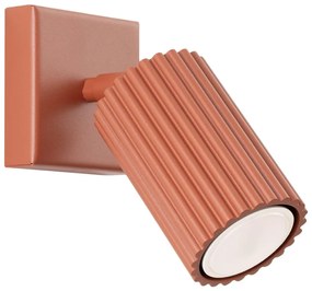 Sollux SL.1635 - Fali spotlámpa KARBON 1xGU10/10W/230V piros