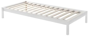 Gyerek emeletes ágy s prístelkou 90 cm Virtuoso (fehér) (ágyráccsal)  (tárolóhellyel). 1116553