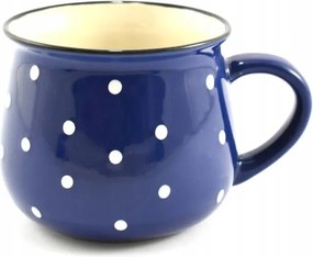 Kerámia pöttyös bögre 770 ml Kék Ajándék