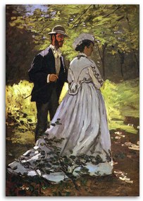 Gario Vászonkép Bazille és Camille - Claude Monet, reprodukció Méret: 70 x 100 cm