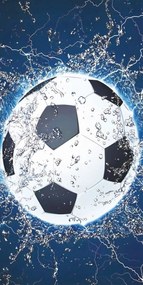 Óriás Törölköző Labdarúgás Vízcseppek Sport Törölköző 150x210