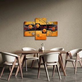 Az absztrakció képe - Bolygók (90x60 cm)