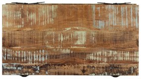 tömör újrahasznosított fa dohányzóasztal 115 x 60 x 40 cm