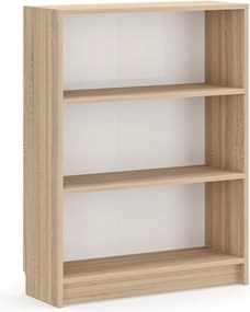 Könyvespolc, sonoma tölgy, 80 cm – Bili3