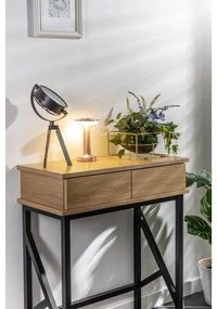 Lámpa Asztali Monum, 3W, 200lm, DC 5V, 1A,3000 K, 3 fokozatú fényerő, akkumulátor 1800 mAh, rosegold