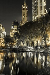 Poszter 20x30cm Esti kilátás a New York-i Central Parkra 9, Assaf Frank