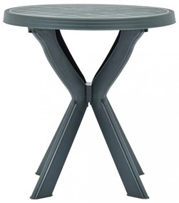 zöld műanyag bisztróasztal Ø70 cm