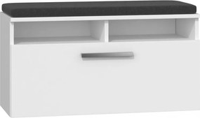 Riva cipősszekrény, fehér