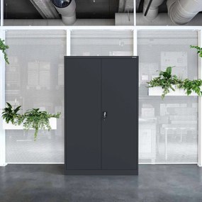 Fém iratszekrény JAN II, 1150 x 185 x 400 mm, antracit