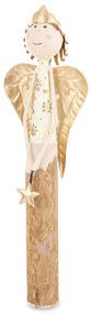 Dekor figura Angyal többszínű fém 52x15x8cm