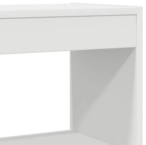 Fehér könyvespolc Fehér Szerelt fa 100 x 30 x 198 cm Polc