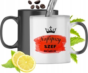 Mágikus Bögre Főnöknek Színváltós, fényképes nyomattal