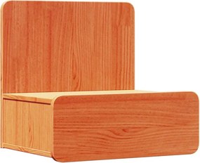 vidaXL Éjjeli asztal Faggyú barna 44 x 32,5 x 40 cm Tömör fenyőfa