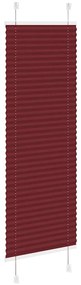 pliszírozott redőny Bordeaux piros 40x100 cm szövetszélesség