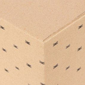 Teddy 2 db-os bézs tárolódoboz szett, 42 x 30 cm - Compactor