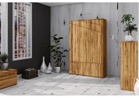 Tölgyfa ruhásszekrény 135x206 cm Vento 3 - The Beds